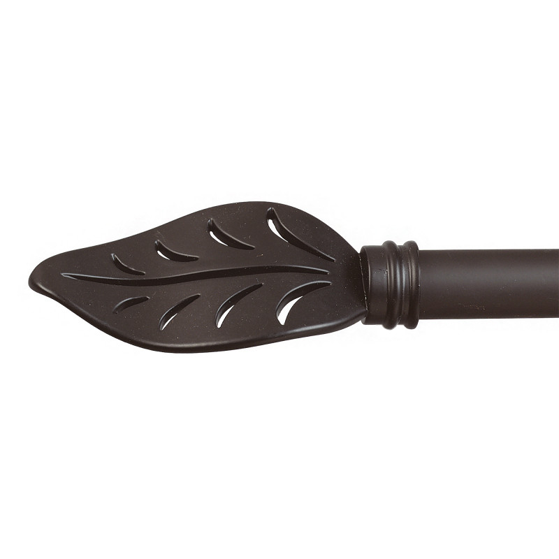 Horizons Window Fashions Decorative Hardwood - Metal Rod